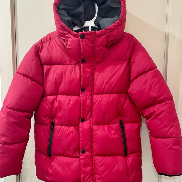 Zara kids red puffer jacket size 9 - Picture 4 of 8